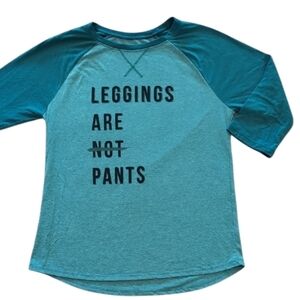 Athletic Works Women's 3/4 Sleeve Graphic Tee Size M (8-10)